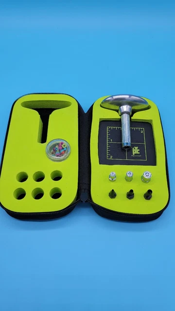 Juego de herramientas de 8 piezas Provo Craft Silent Setter sin martillos estuche con cremallera excelente condición