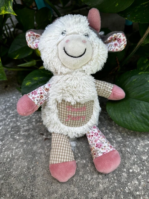 Maison Chic Tooth Fairy Plush Cow Tooth Pouch 9”