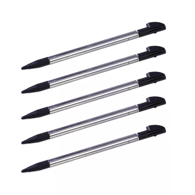 5x Stylus Touch Screen Pen Retractable fit for New Nintendo 3DS LL/XL Console Id