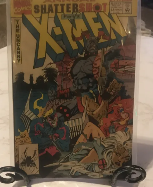 🔥UNCANNY X-MEN SHATTERSHOT ANNUAL #5 Marvel 1992 PLUS BONUS COMIC - See Pics🔥