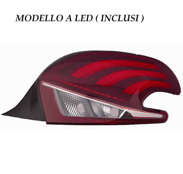Kit Feux Arrière LED Peugeot 208 (03/12-05/15) – Gauche + Droite – Design Moderne Et Lumineux