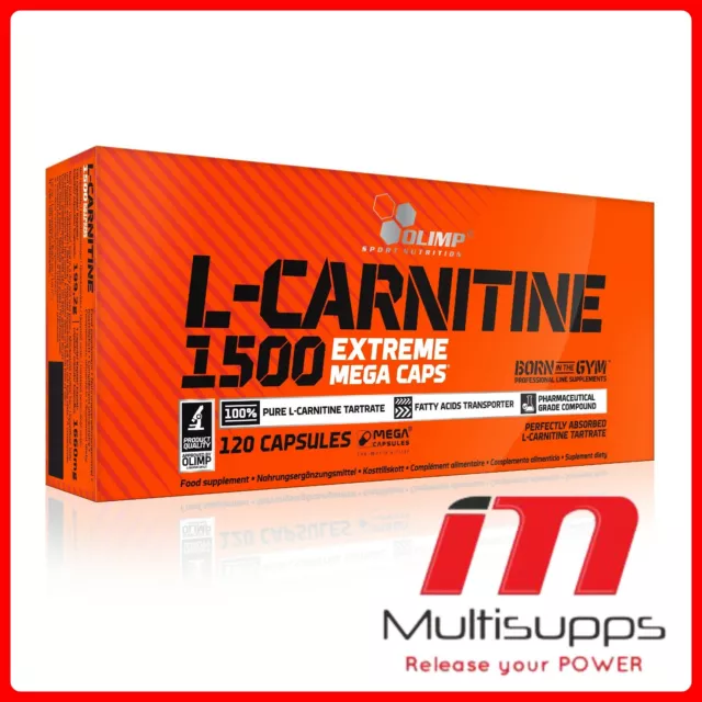 Olimp L-Carnitine Extreme 1500mg Mega Caps SLIMMING FAT BURNER WEIGHT LOSS