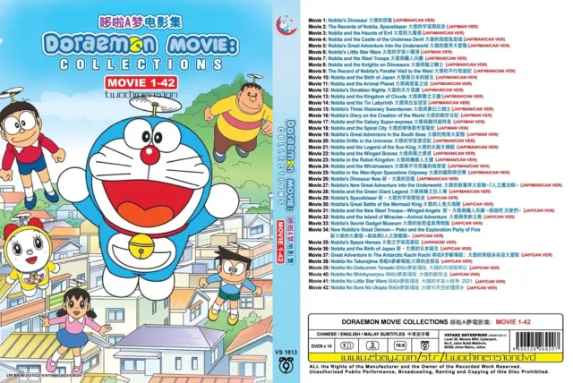 ANIME DVD~Doraemon The Movie Collection 1-42~English sub&All region+FREE GIFT