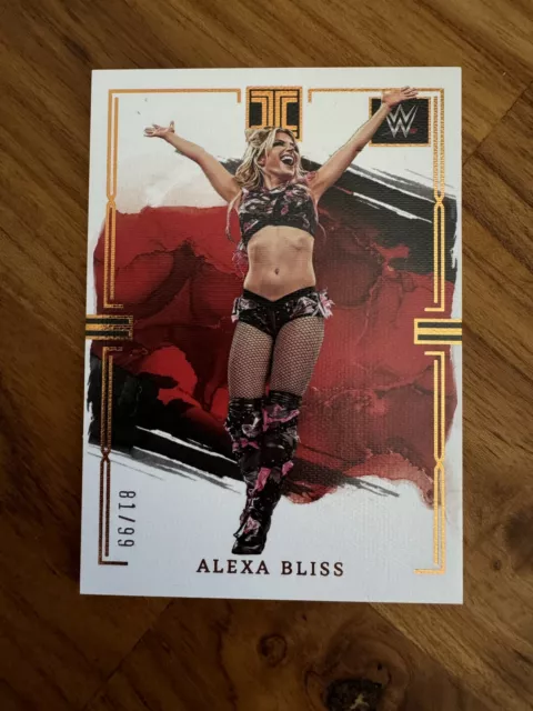 2023 Panini Impeccable WWE ALEXA BLISS  /99
