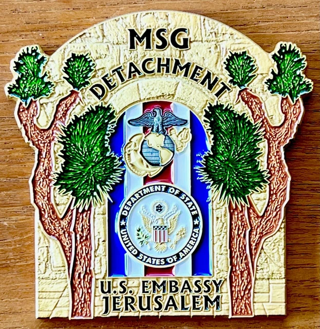 USMC MSG DET Marine Security Guard Detachment Jerusalem, Israel