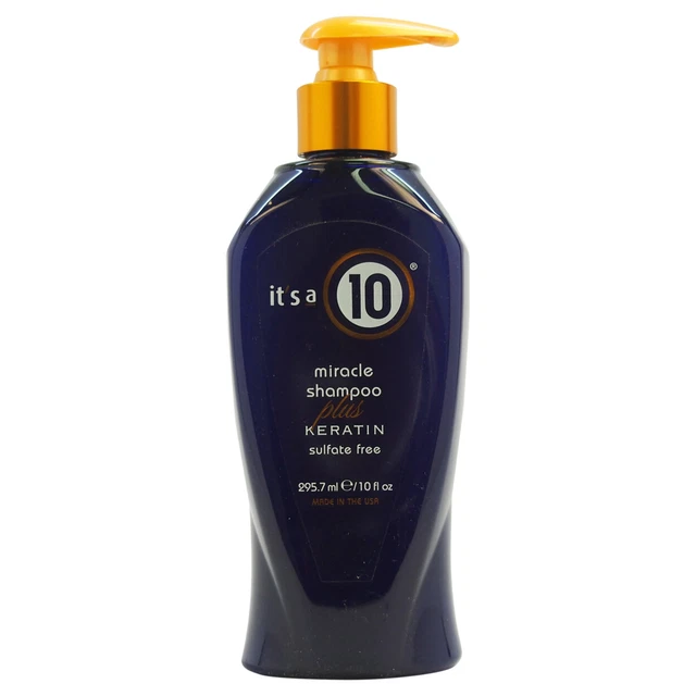 Miracle Shampoo Plus Keratin By Its A 10 For Unisex - 10 Oz Shampoo