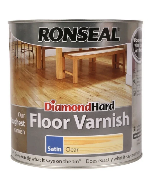 Ronseal vernice pavimento duro diamante raso trasparente 5 L.