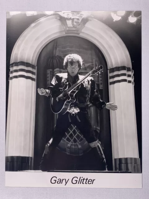 Gary Glitter Photo Original Promo Circa Mid 80s