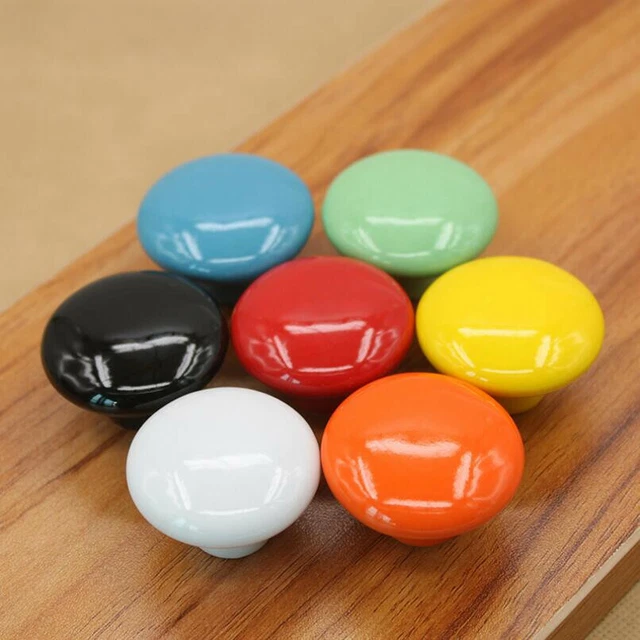 Céramique Boutons Tire Poignées pour Porte Tiroir Placard Armoire Multicolore
