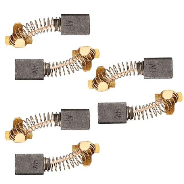 Set Spazzole Di Carbone Per Lavatrice AEG Lavamat 605 W – 2 Pezzi Con Connettore 4,8 Mm – Ricambio Compatibile - 2