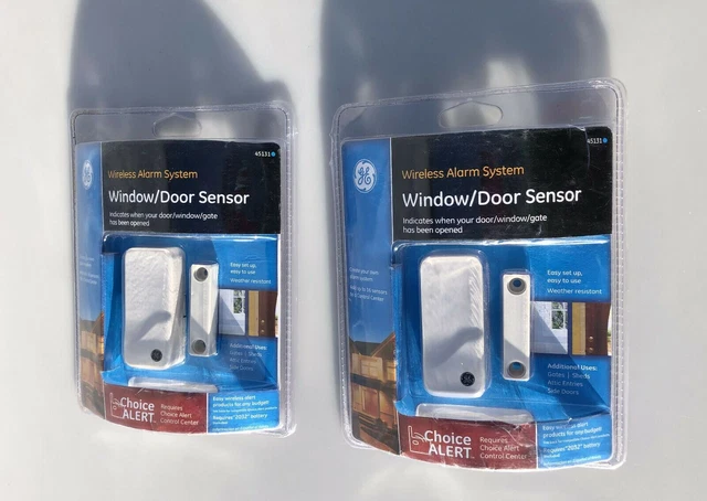 Choice Alert Ventana/puerta 1 Sensor Ge 45131 Sensor Lote de 2