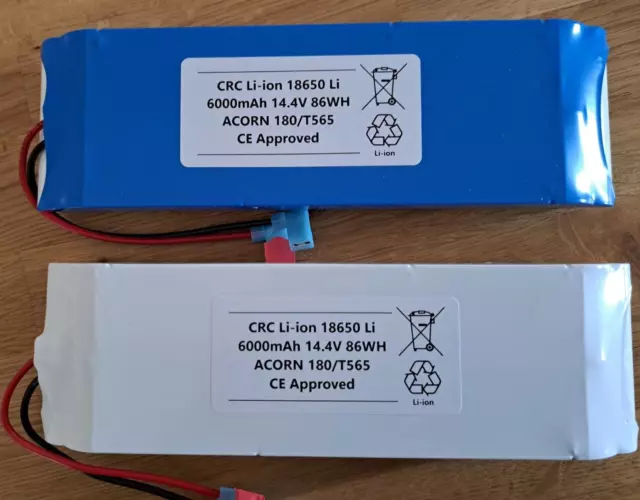 Acorn 180/T565 Batterie montascale al litio 6000mAh 14,4v 86Wh (coppia) x 2