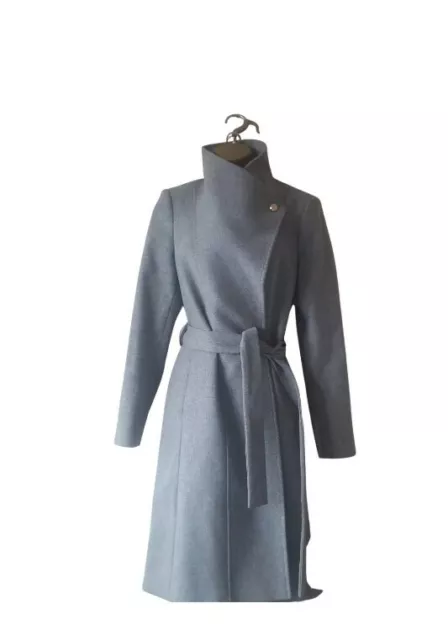Ted baker lorili coat grey sales