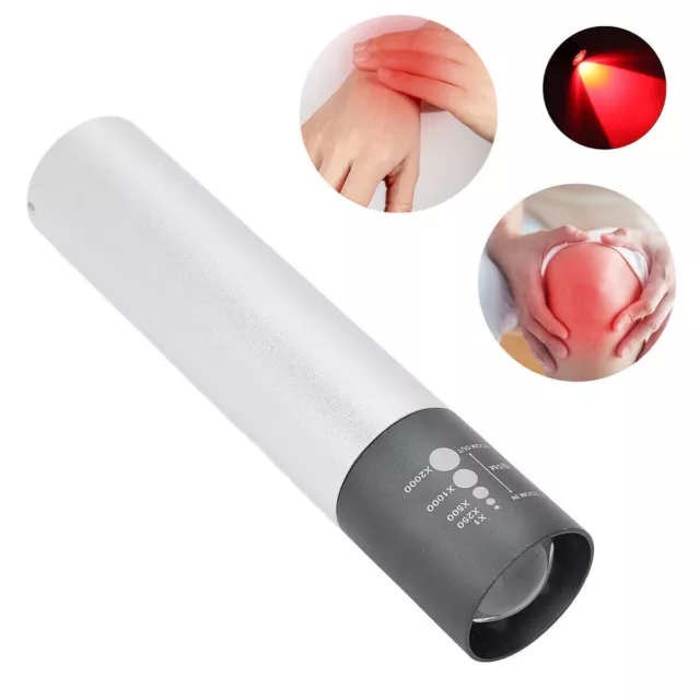 Lámpara de luz roja Dispositivo de linterna LED Terapia de lámpara infrarroja para el alivio del dolor