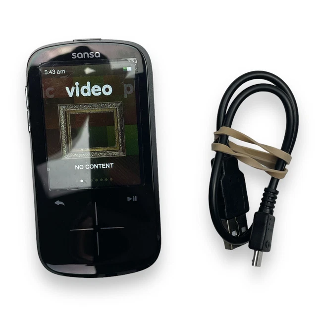 Sandisk Sansa Fuze+ 8GB MP3 Player Tested Works