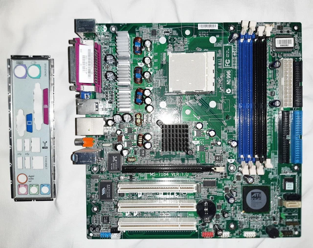 i/o shield plaque arriere en PLA pour INTEL D865PERL | UK