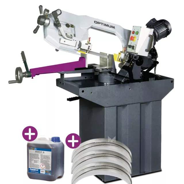 Metallbandsäge Bandsäge Optimum OPTIsaw S 275N +2 Band-Speeds 400V *Aktions-Set*