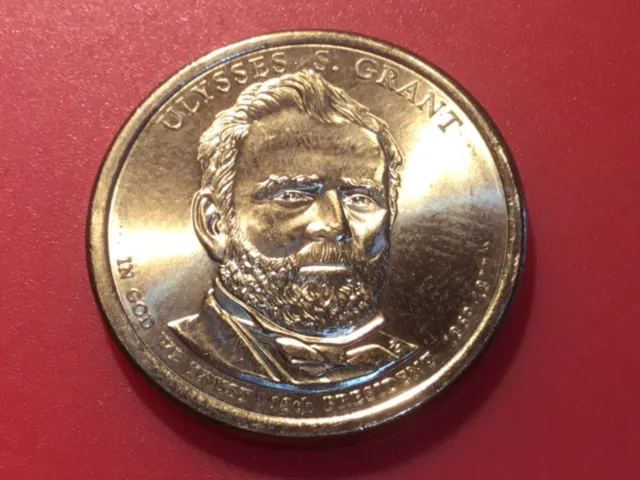 2011   "D"  US  "Presidential"  one dollar  coin.    "Ulysses S Grant"