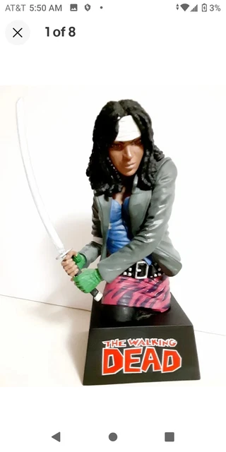 The Walking Dead Diamond Select Michonne Bust Bank AMC Image Comics