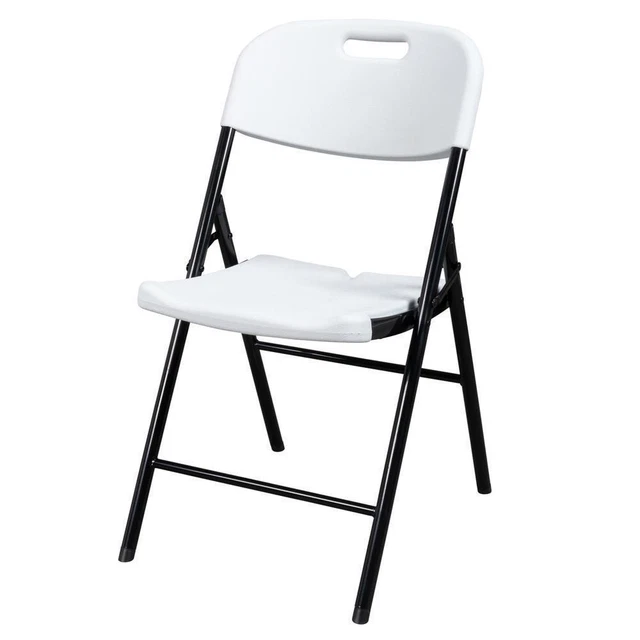 Portable 4 x Garden Plastic Folding Chairs Outdoor Party Commercial Event Seat
