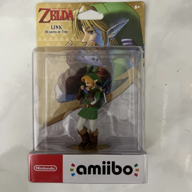 NINTENDO AMIIBO THE Legend of Zelda Ocarina of Time Link Figure New