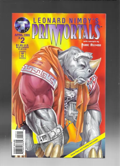 Lenard Nimoy's Primortals #2, Tekno Comix, 1995, High Grade