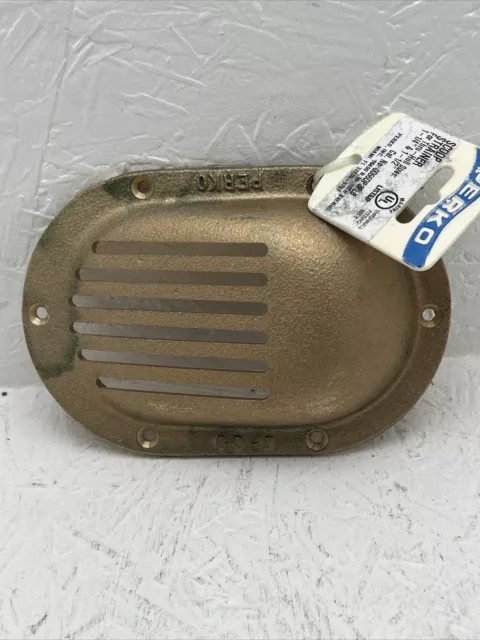 Perko Scoop Strainer w/Machined Slot 6-1/4 In x 4-1/4 In Bronze 0066DP3PLB