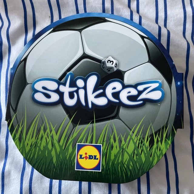 LIDL STIKEEZ Football Collectors Album Complete With 24 Figures, Cup