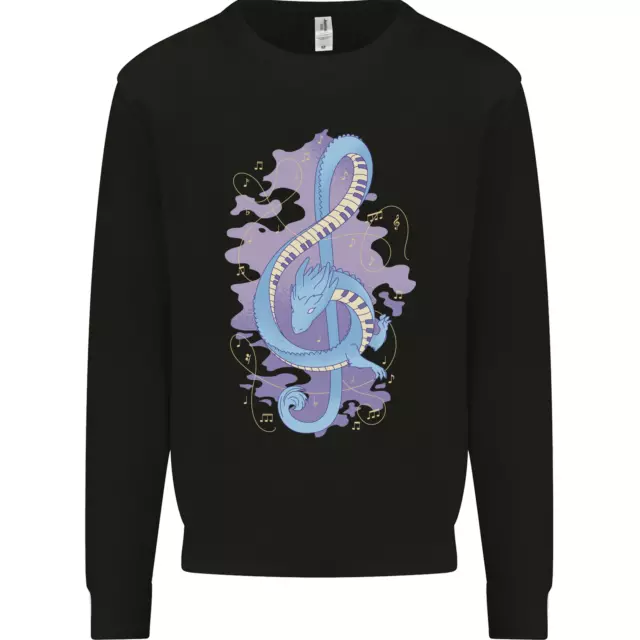 Musical Tastiera Dragon Uomo Felpa Maglione
