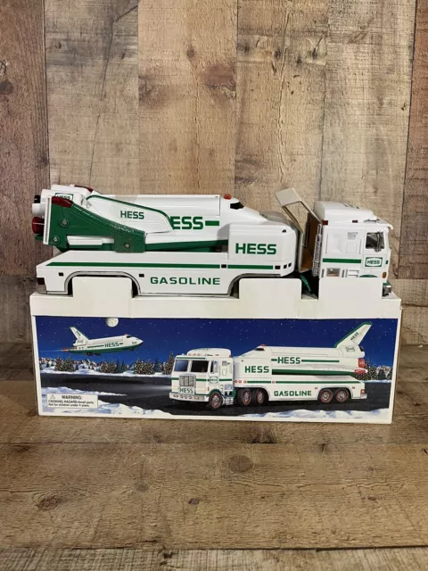 HESS 1999 Toy Truck and Space Shuttle with Satellite new in box
