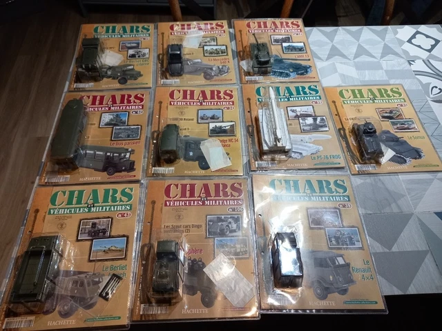 Lot De 10 Véhicules Militaires Solido (dont Un Char) - Neufs - Collection