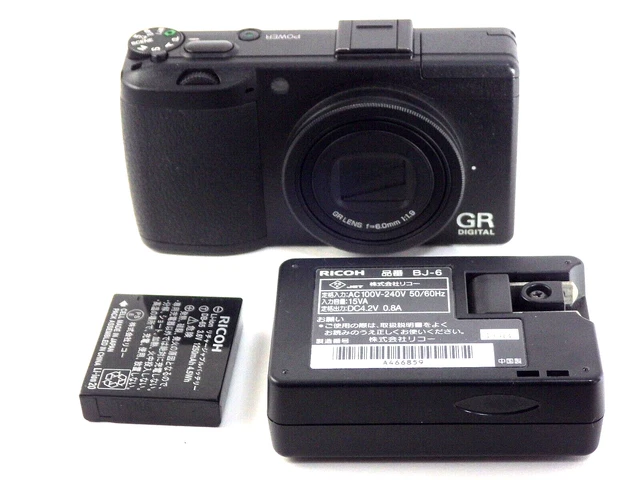 [Near MINT] Ricoh GR Digital III 10.0MP Digital Camera Black JAPAN Compact 3 JP 12