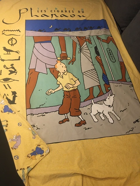 HOUSSE DE COUETTE Tintin Les Cigares Du Pharaon Hergé 1994