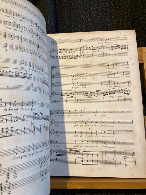 Charles Gounod Mireille partition chant piano 2e éditions Choudens 3
