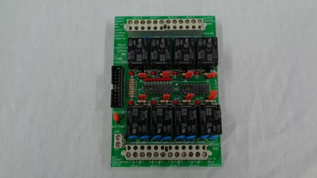 KEYSCAN OCB-8 : Output Control Board ; Relay Board w/ 8 Relays (Green Board)