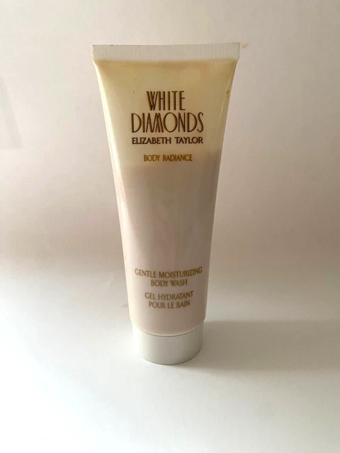Elizabeth Taylor DIAMANTES BLANCOS RESPLANDOR CORPORAL suave lavado corporal perfumado 3,3 oz