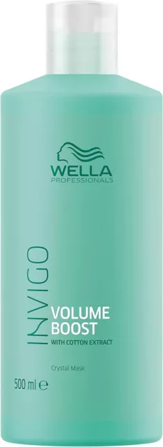 Wella Invigo Volume Boost Crystal Mask with Cotton Extract, 0.5504 kg