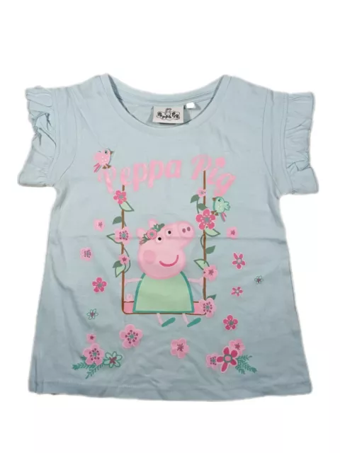 T-Shirt Top Peppa Wutz Neu Mädchen Serie Figur Spielzeug 98 104 110 116