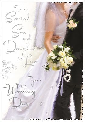 Personalised Wedding Cards Son And Daughter In Law - Foto 9