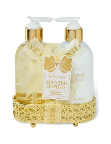 Set Bandeja Cosmética Scented Gold 2 Piezas