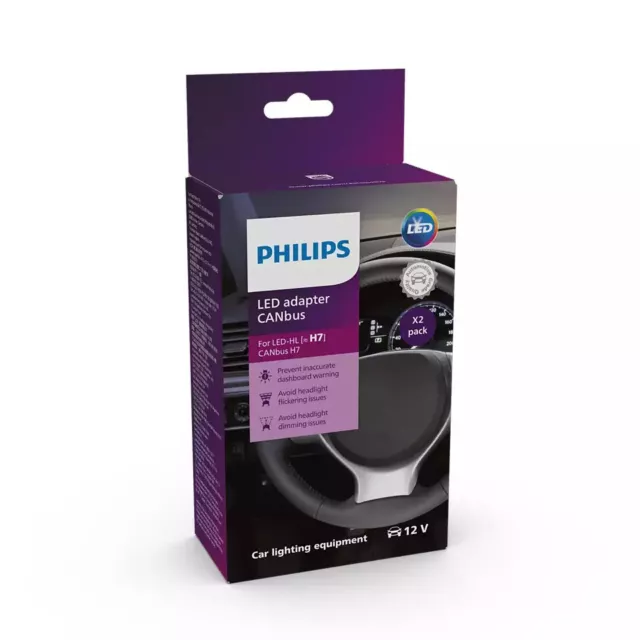 Philips CANbus Adapter für H7 LED 18952X2 - 2 Stück