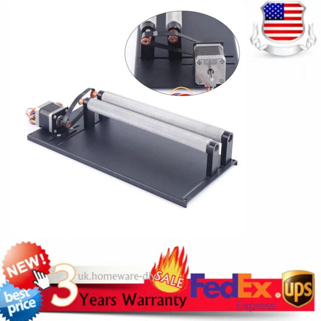 Rotary Axis Co2 Laser Engraver Machine Accessory Attachment NEMA17 Stepper Motor
