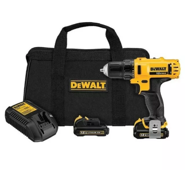 DEWALT 12V MAX Li-Ion Cordless 3/8-inch Drill/Driver Kit