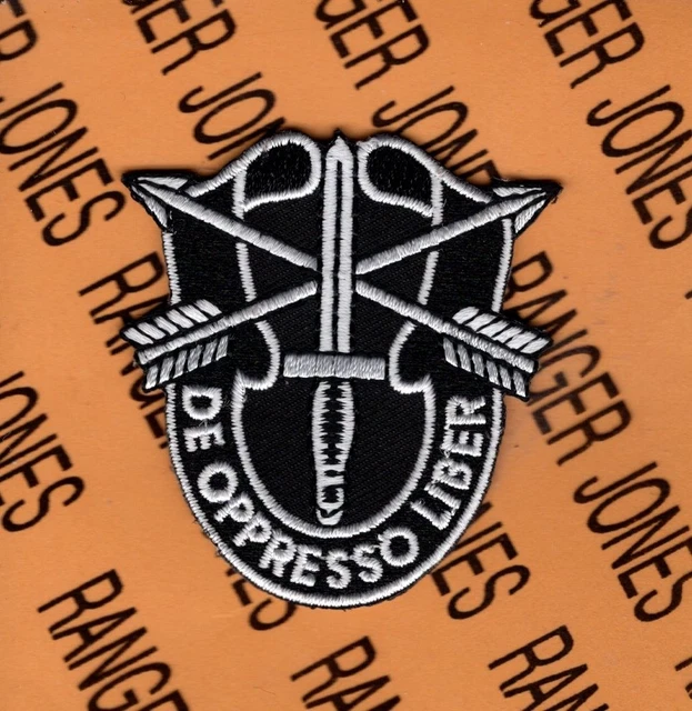 US ARMY 3RD Special Forces Group Airborne SFGA Beret Flash patch RED