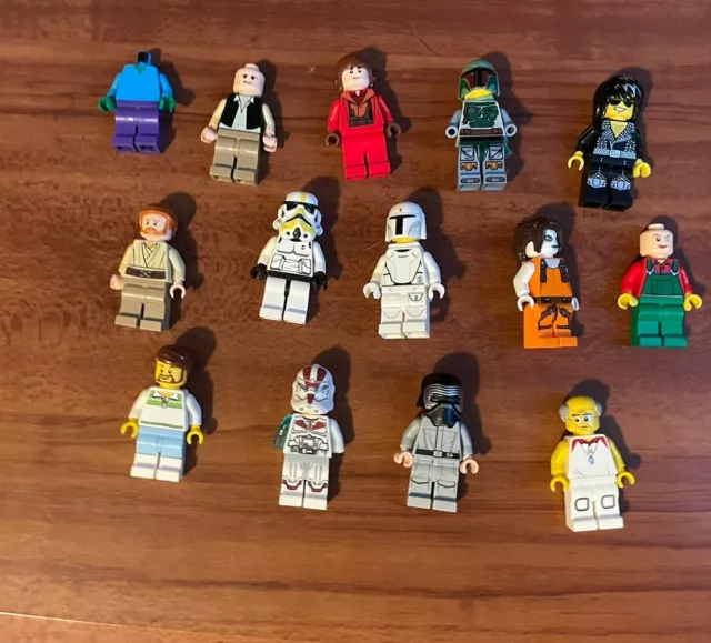 star wars lego mini figures lot- Read Description