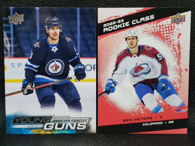 2022-23 Upper Deck Series 1 Hockey Base and Parallel Inserts. You Pick! 5
