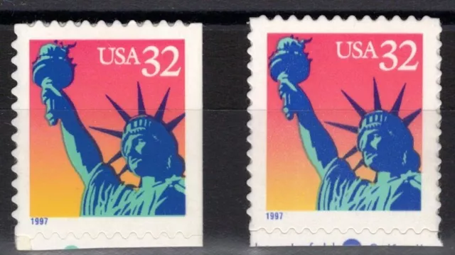 USA 1997 Statua della Libertà 2v MNH**