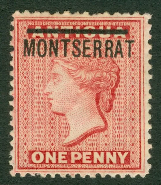 SG 1 Montserrat. Fine mounted mint CAT £29