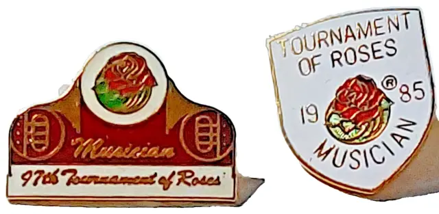 Rose Parade 1985/1986 Musician 96th/97th Tournament of Roses Lapel Pins