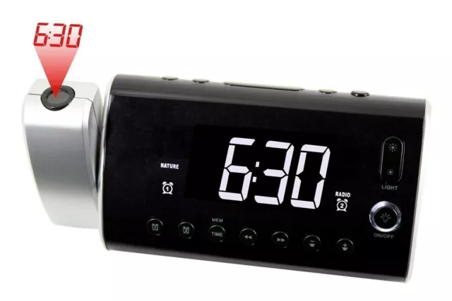 Soundmaster UR1000 Fm Pll Radio Reloj Con Simulación de Amanecer